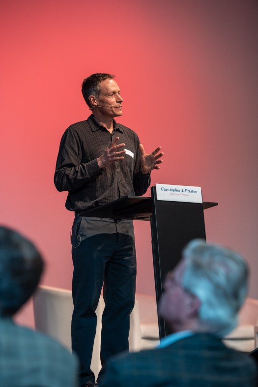 Christopher Preston lecturing